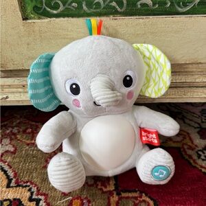 Like new Bright Starts Gray Elephant Plush Toy